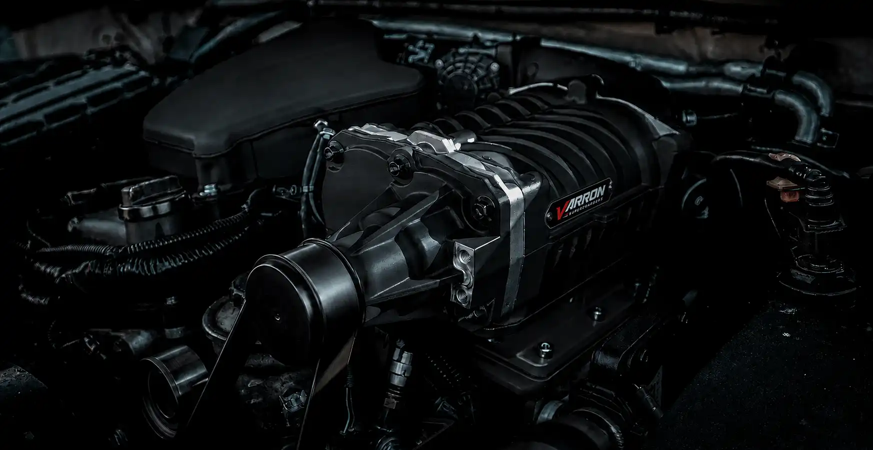 Varron supercharger installed in a performance vehicle
