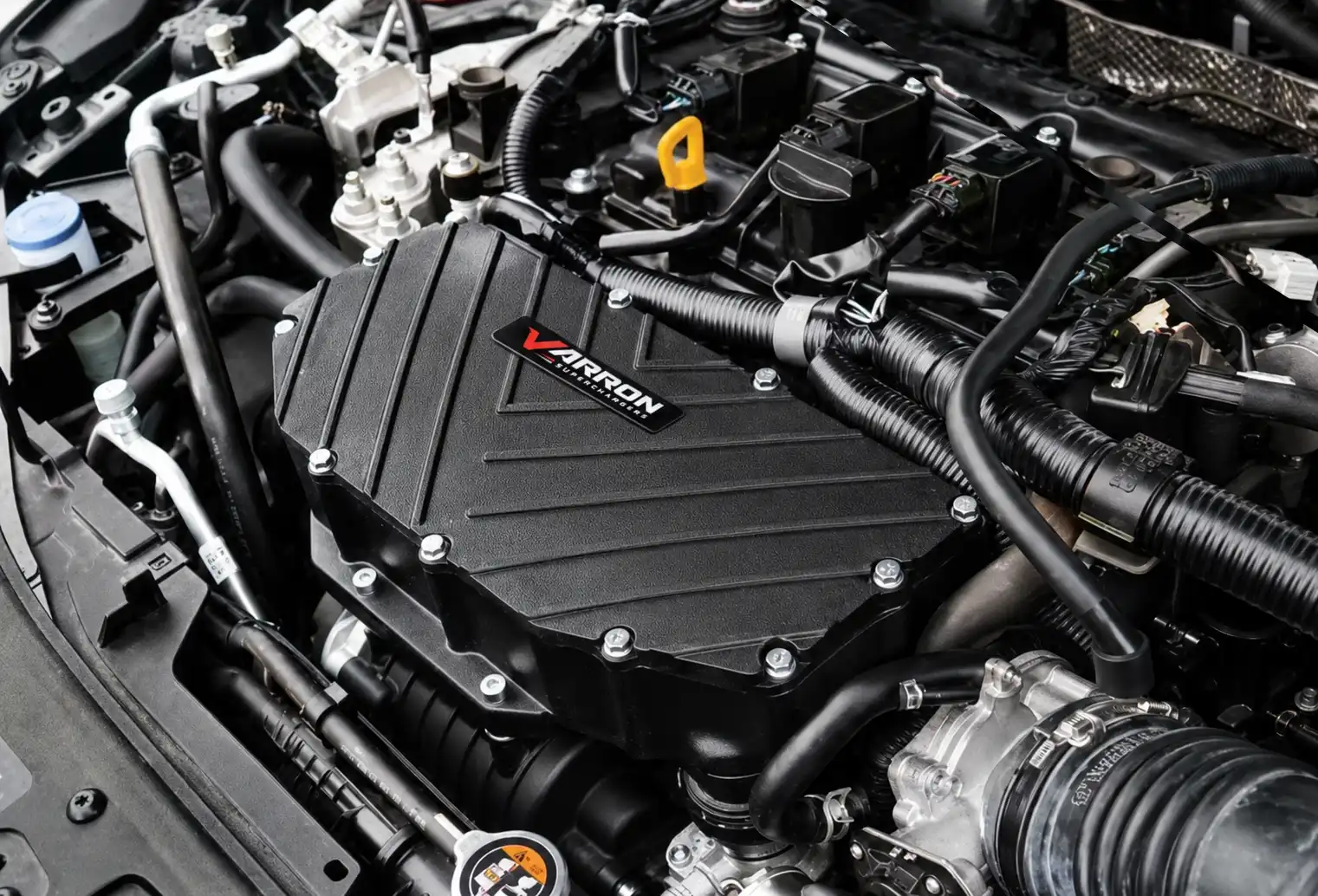 Performance vehicle equipped with a Varron supercharger system
